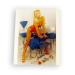Blue Dining Set Autographed Photograph