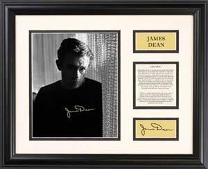 James Dean Window Image w/ Biography: 14KA-A2Q