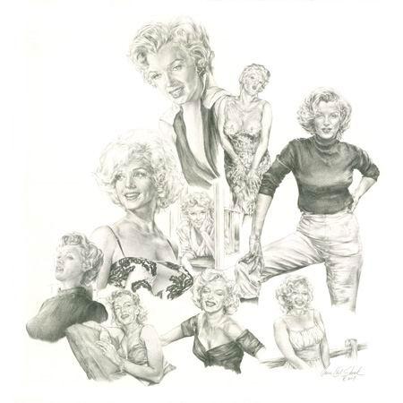 Marilyn Collage Portrait 2