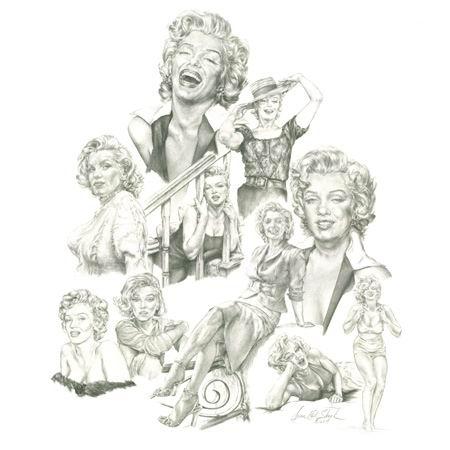 Marilyn Collage Portrait 3