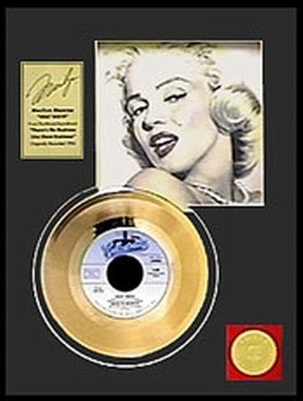 MARILYN HEAT WAVE FRAMED 24KT GOLD