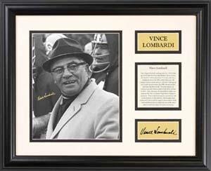 Vince Lombardi Framed Image: 14KA-E1Q