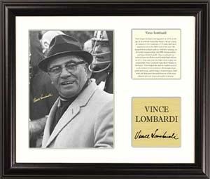 Vince Lombardi Framed Image: 79KA-E1Q